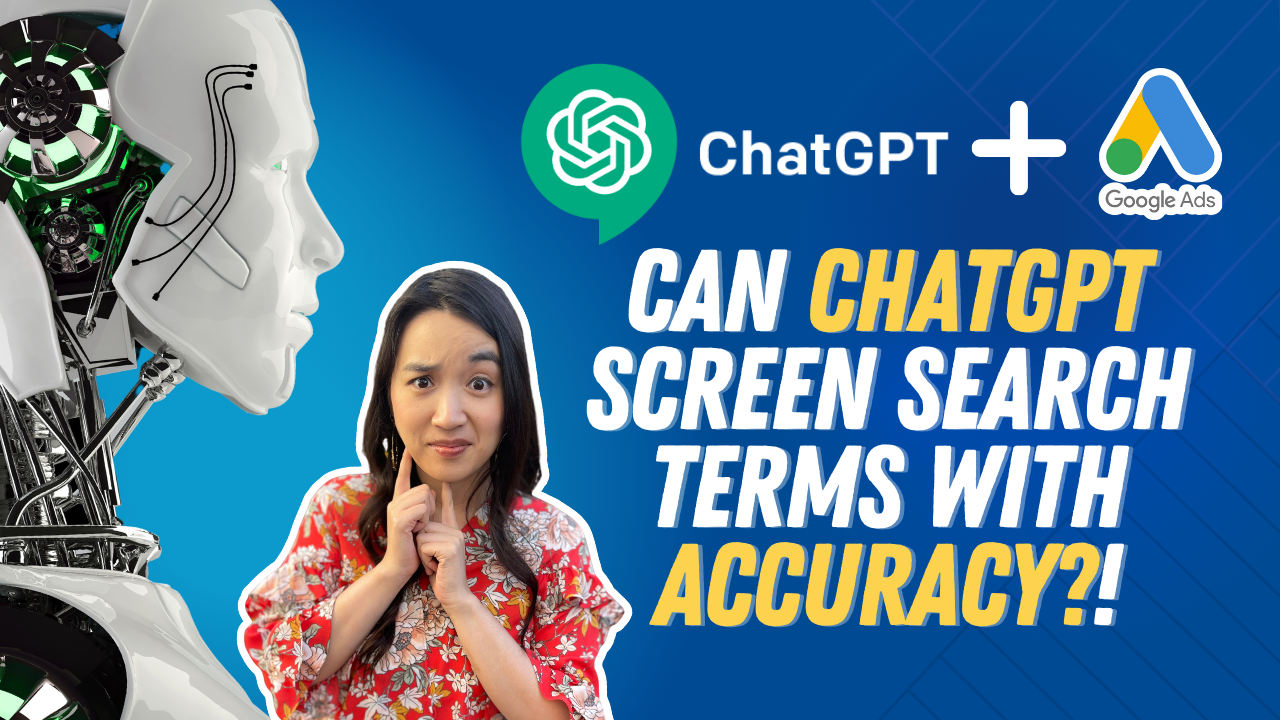 Thumbnail of a Youtube video about using CHatGPT to screen search terms with accuracy.