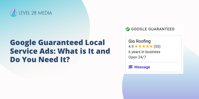 Blog banner for Google Guaranteed Local Service Ads blog